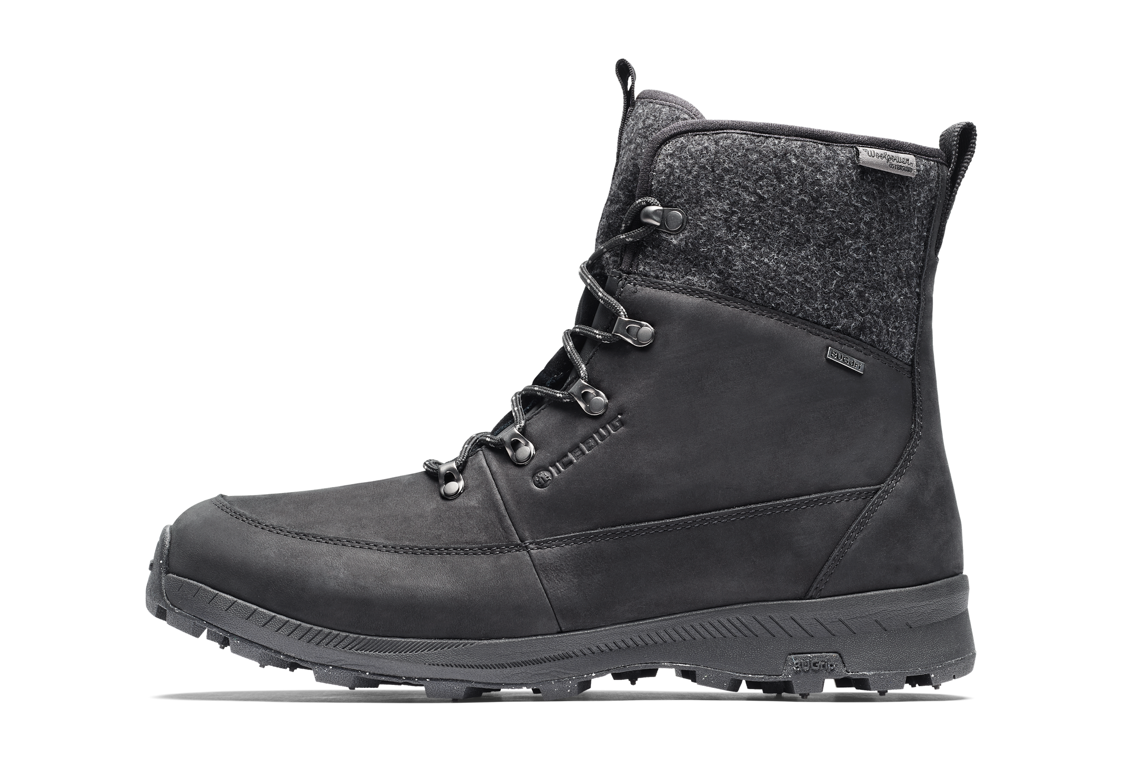 Adak ReWool Men's BUGrip - Black/Grey